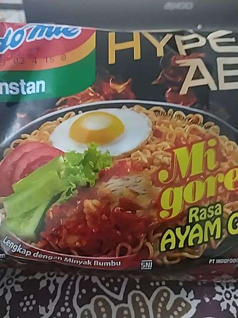 indomie goreng geprek